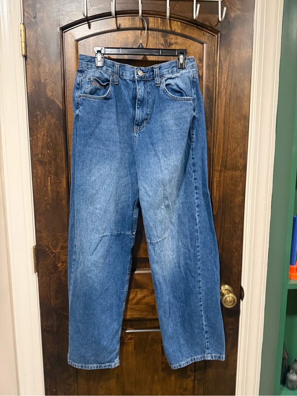 BDG Blue Straight-Leg Jeans worn once